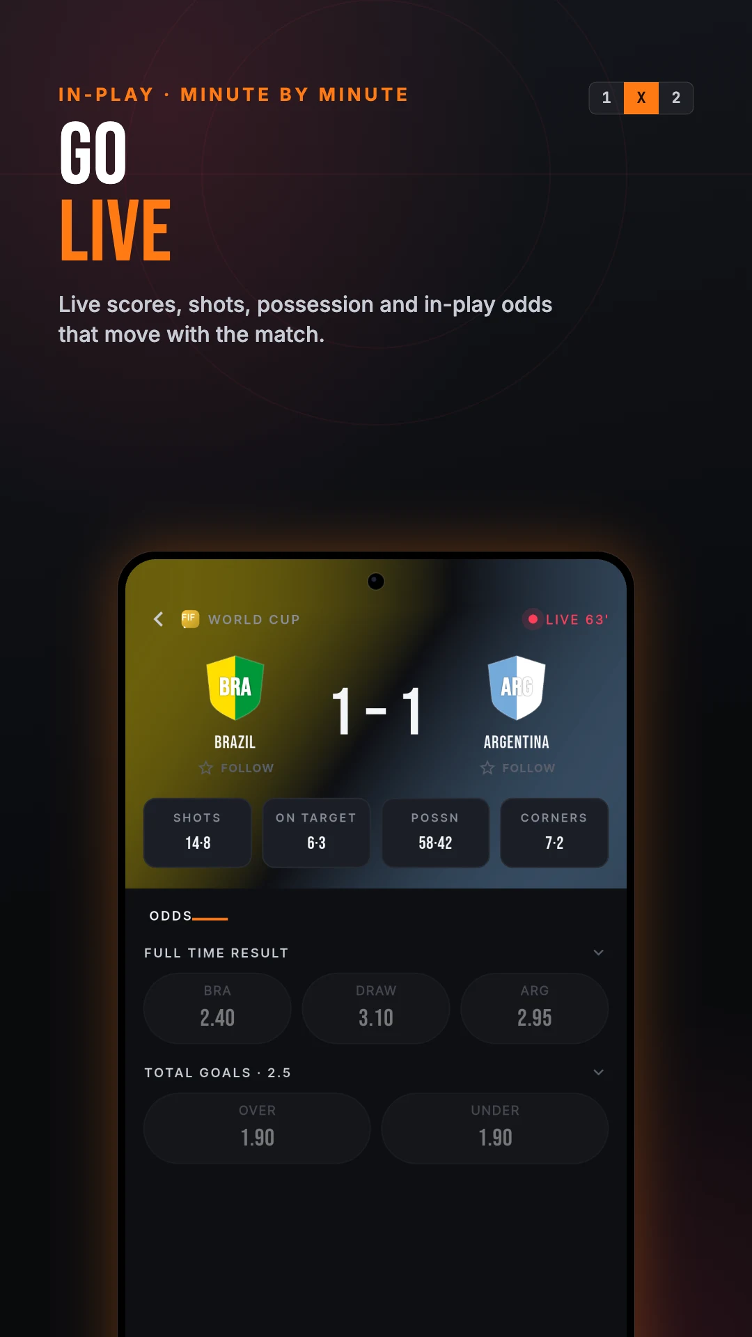 Soccer Betting Simulator screenshot