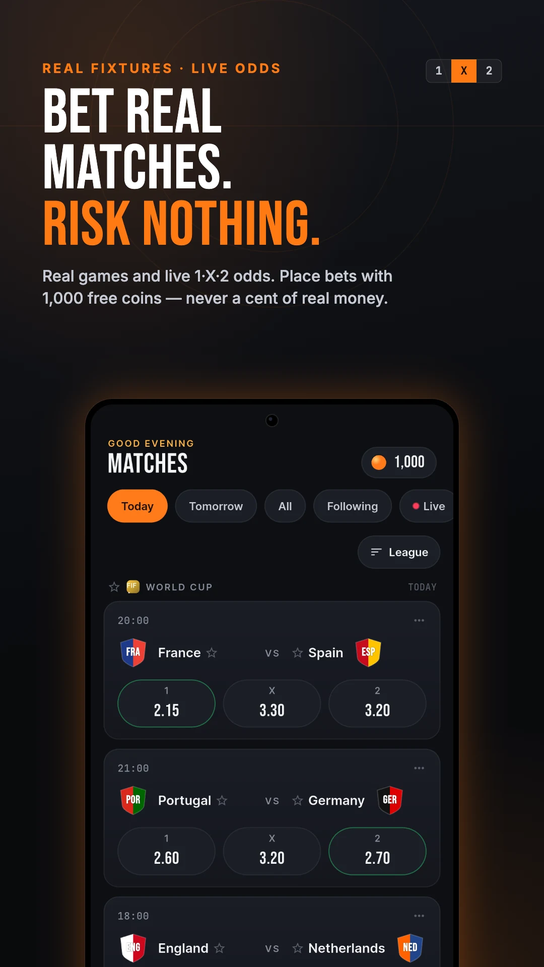Soccer Betting Simulator screenshot
